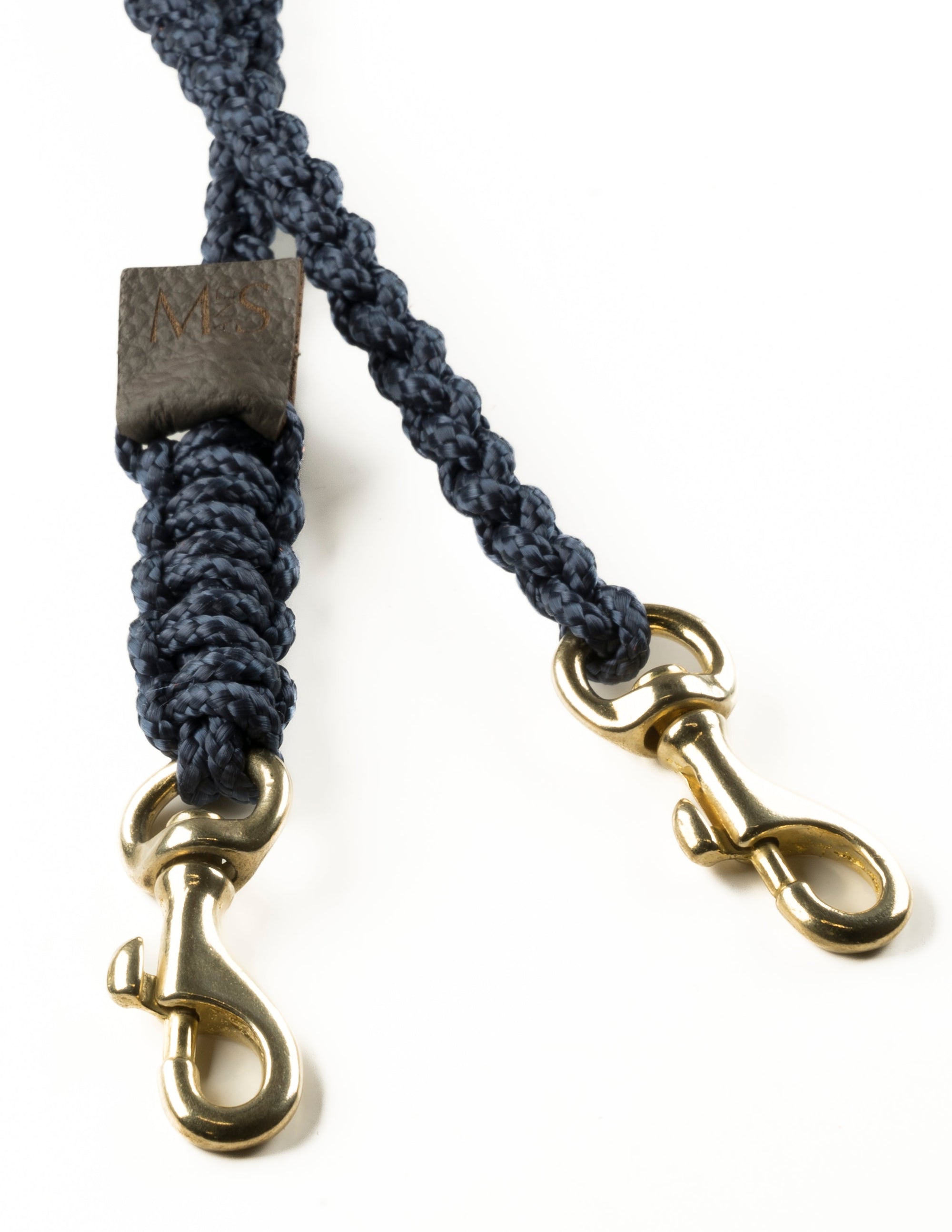 Maritime Hundeleine - Navy Blau