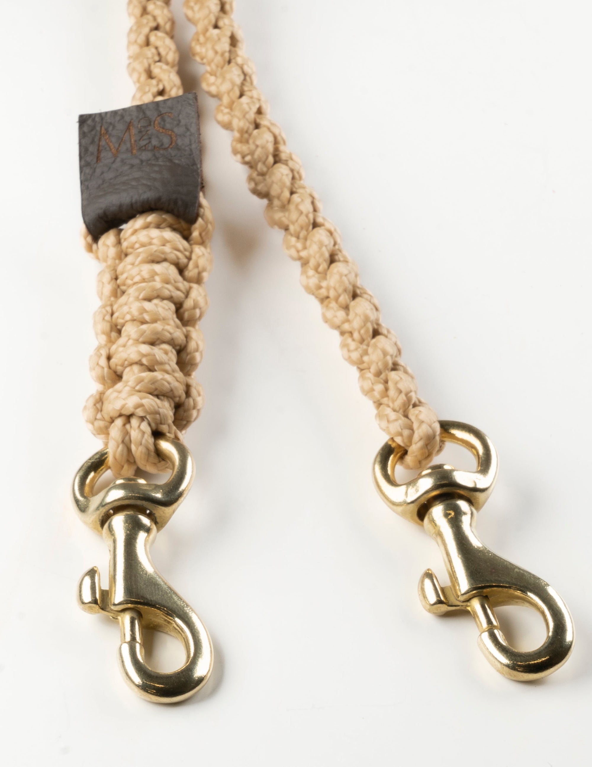 Maritime Hundeleine - Beige
