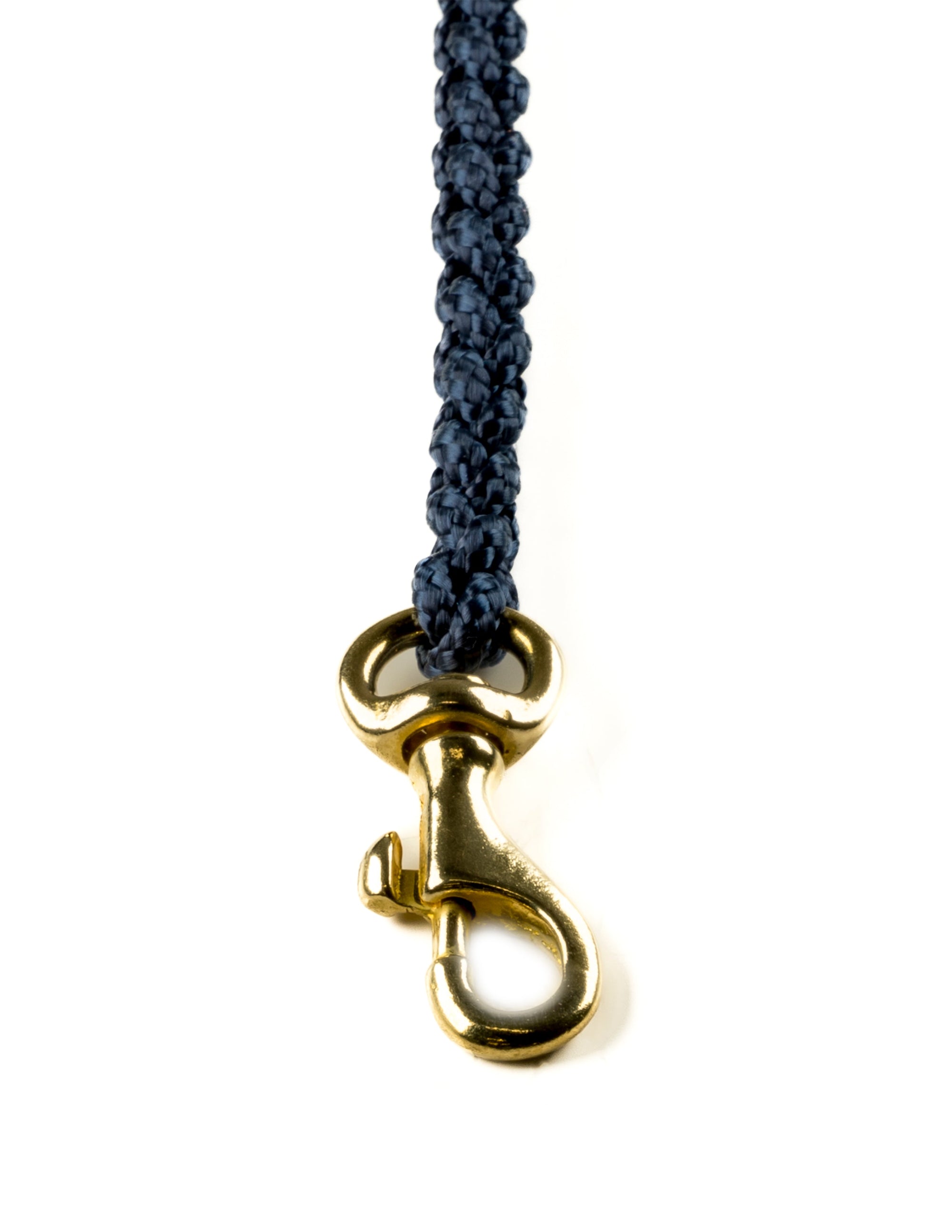 Touch of Leather Hundeleine - Navy Blau