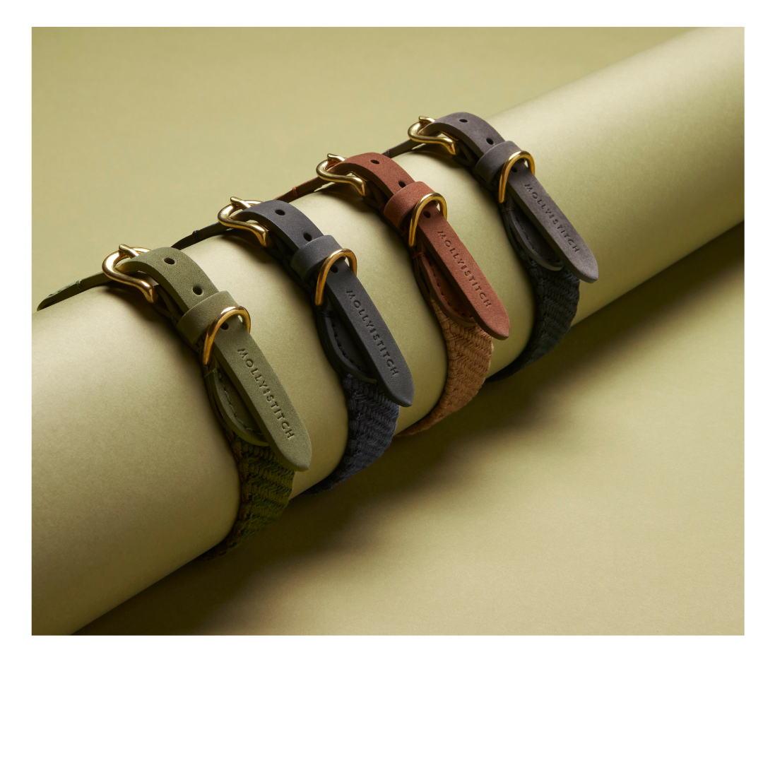 Serrana Hundehalsband - Moos