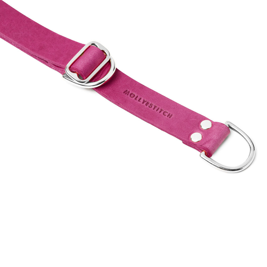 Butter Leather Retriever Hundehalsband - Flamingo
