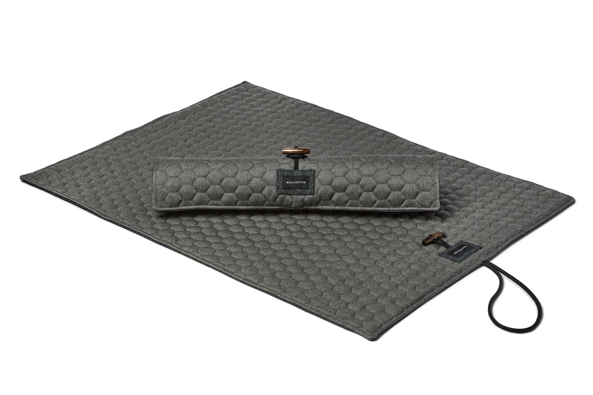 Honeycomb Hunde-Reisematte - Grau