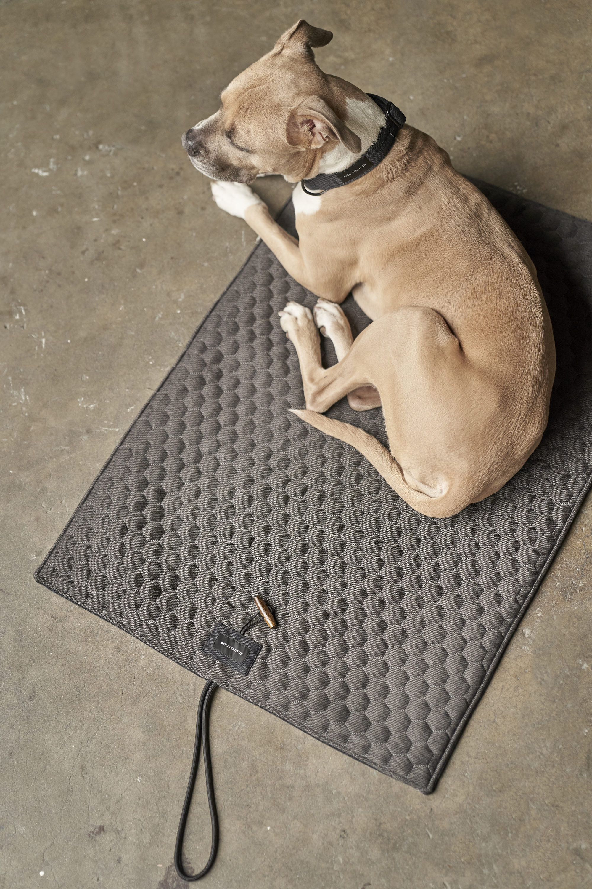 Honeycomb Hunde-Reisematte - Grau